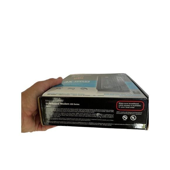 Motorola Arris SURFboard SB6121 Cable Modem 200 Series DOCSIS 3.0 172Mbps w/ Box - Picture 5 of 8